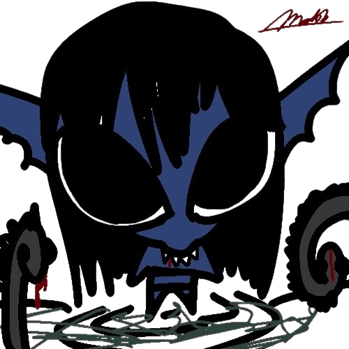 Character peeking from bottom right